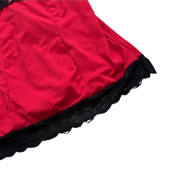 Rene Rofe Womens Sleepwear/Lingerie-Red/Black-Size M/L-GUC - Picture 3 of 7
